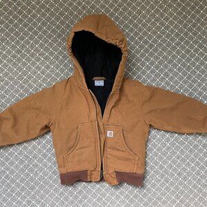 Carhartt Active-Jac Flannel Quilt-Lined, 3T, Carhartt Brown